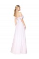Long Sleeveless Soft Chiffon White A-Line Prom Dress Canada Online