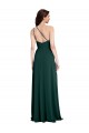 Long Sleeveless Stretch Crepe Midnight Green One Shoulder A-Line Prom Dress Canada Online