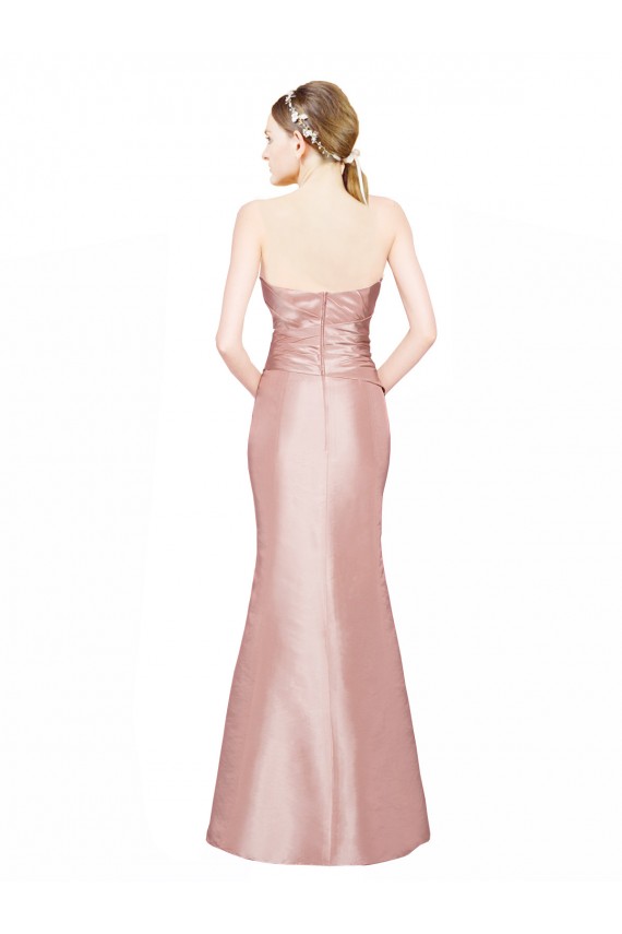 Long Sleeveless Stretch Satin Sweetheart A-Line Prom Dress Canada Online