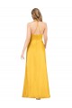 Long Sleeveless Silky Satin A-Line Prom Dress Canada Online