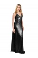 Long Sleeveless Sequin Black A-Line Prom Dress Canada Online