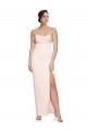 Long Sleeveless Stretch Satin Mermaid Prom Dress Canada Online