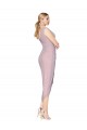 Cocktail Length Sleeveless Soft Chiffon Primrose V-Neck Mermaid High Low Prom Dress Canada Online