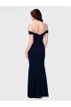 Long Sleeveless Stretch Crepe Ivory Mermaid Prom Dress Canada Online