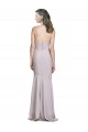 Long Sleeveless Stretch Crepe Arctic Lilac Mermaid Strapless Prom Dress Canada Online