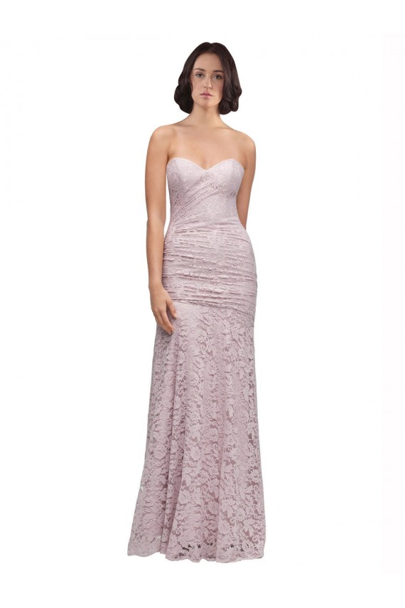 Long Sleeveless Lace Mermaid Sweetheart Prom Dress Canada Online