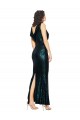 Long Sleeveless Sequin Dark Green Mermaid Prom Dress Canada Online