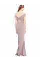 Long Sleeveless Stretch Crepe Dusty Pink Mermaid Prom Dress Canada Online