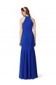 Long Sleeveless Stretch Crepe Royal Blue V-Neck Mermaid Prom Dress Canada Online