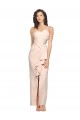 Long Sleeveless Stretch Crepe Nude Sheath Prom Dress Canada Online