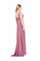 Long Sleeveless Soft Chiffon Sheath Prom Dress Canada Online