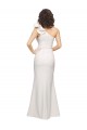 Long Sleeveless Stretch Crepe Ivory Sheath Prom Dress Canada Online