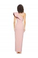Long Sleeveless Stretch Crepe Mauve Sheath Prom Dress Canada Online
