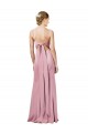 Long Sleeveless Stretch Crepe Black Spaghetti Straps Sheath Prom Dress Canada Online