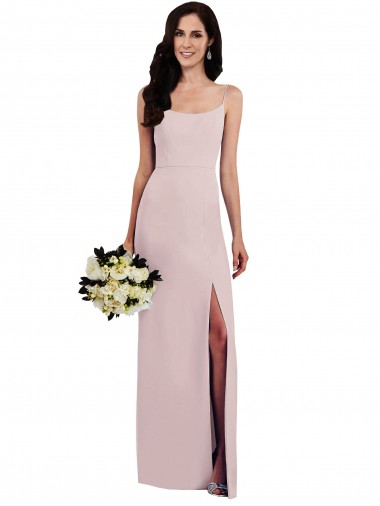 Long Sleeveless Stretch Crepe Trumpet Prom Dress Canada Online