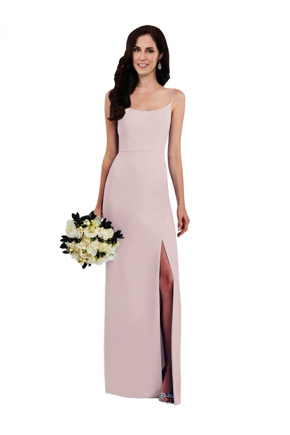 Long Sleeveless Stretch Crepe Trumpet Prom Dress Canada Online