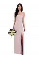 Long Sleeveless Stretch Crepe Trumpet Prom Dress Canada Online