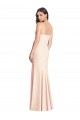 Long Sleeveless Stretch Crepe Nude Trumpet Prom Dress Canada Online